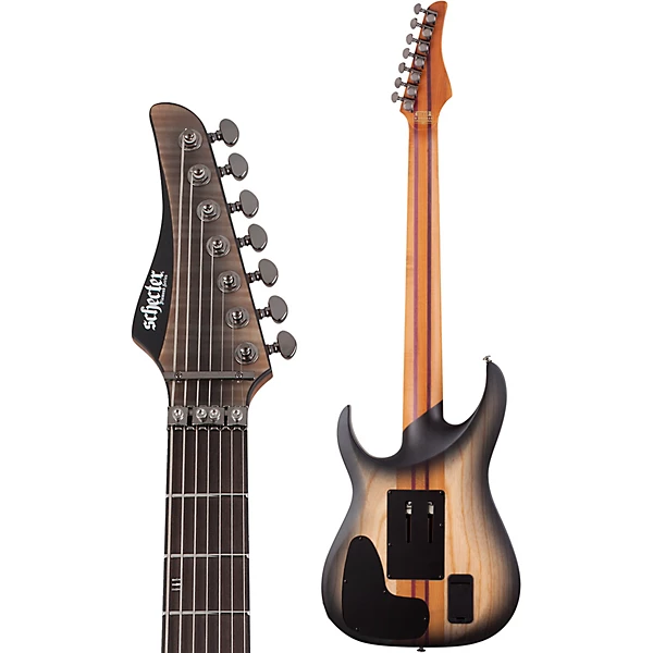 Banshee Mach FR S 7 String Guitar FalloutBurst