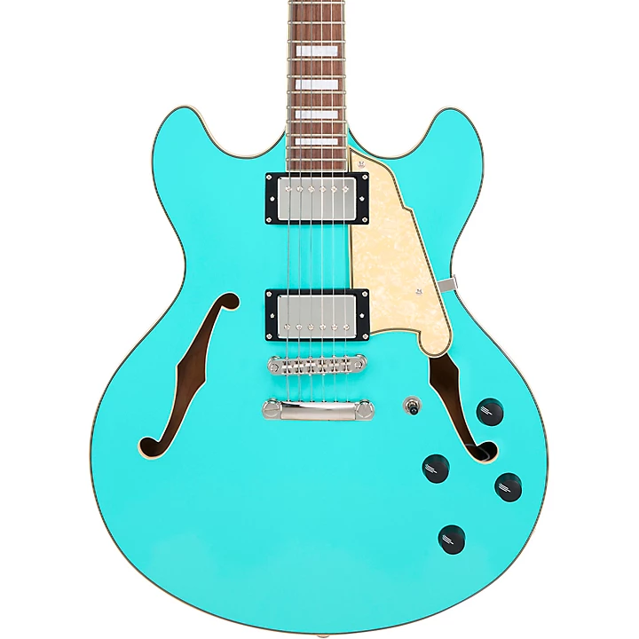 Premier DC Semi Hollow Electric Guitar Surf Green