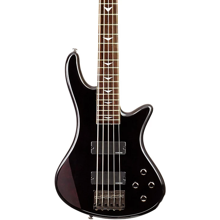 Stiletto Extreme 5 5 String Bass Guitar See Thru Black