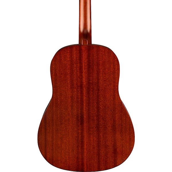 Deltoluxe Dreadnought Acoustic Electric Guitar Black Top