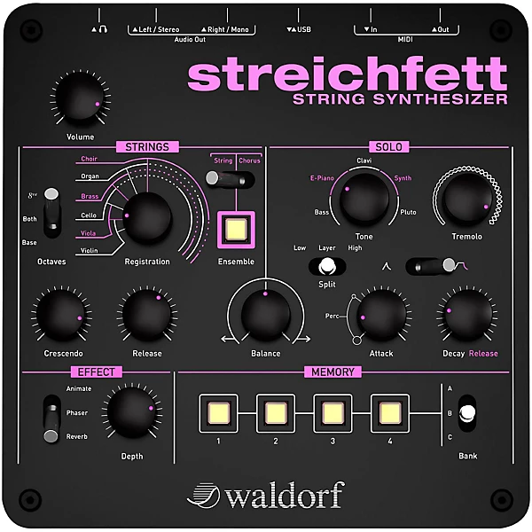 Streichfett Desktop Synthesizer