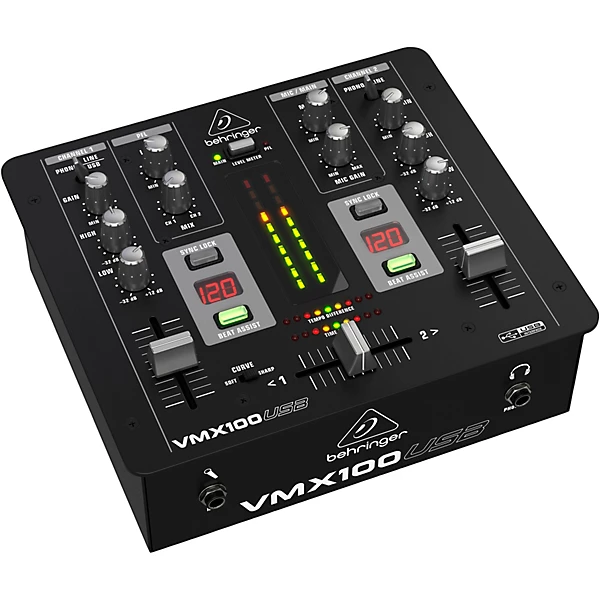 VMX100USB Professional 2 Channel DJ Mixer