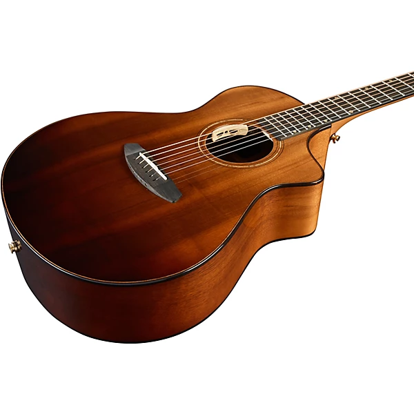 Oregon All Myrtlewood Limited Edition Cutaway Concert Acoustic Electric Guitar Sahara