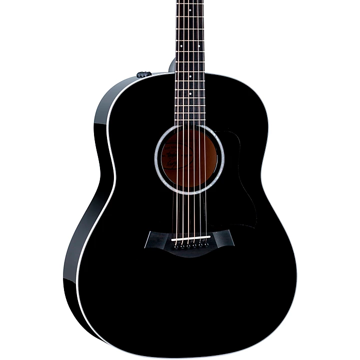 217e Plus Grand Pacific Acoustic Electric Guitar Black
