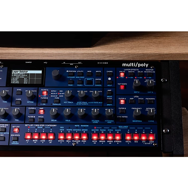 Multi Poly Virtual Analog Synthesizer Desktop Module