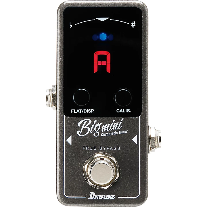 Ibanez BIGMINI Mini Chromatic Pedal Tuner Level 1 Silver K40550004001000.gc
