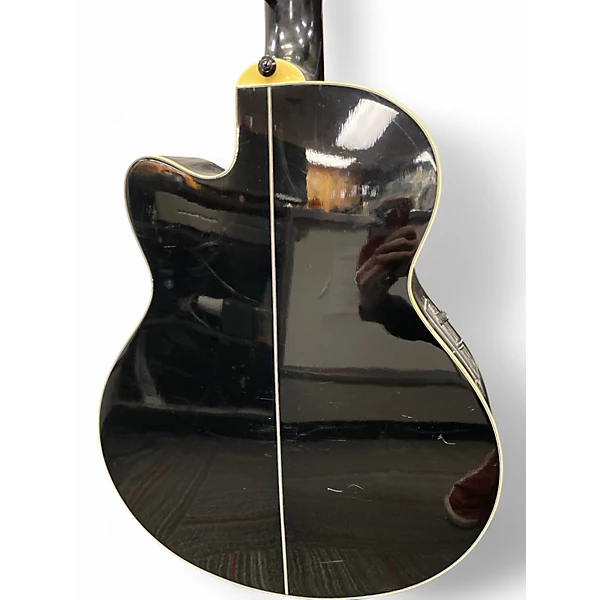 Ibanez Used Ibanez AEB10BE Black Acoustic Bass Guitar