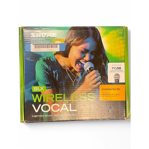 Shure Used Shure PG58 Handheld Wireless System.gc