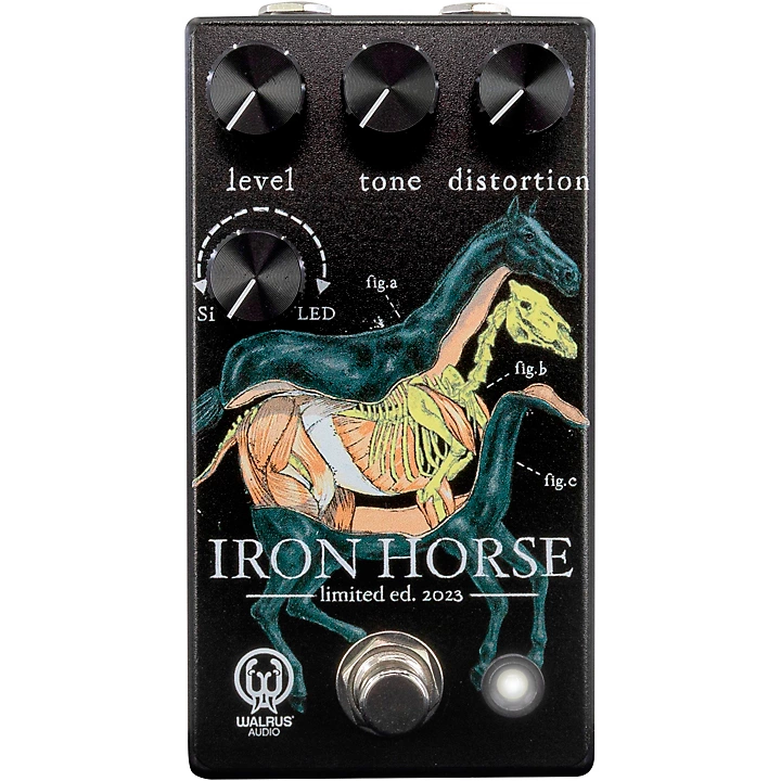 Iron Horse LM308 Distortion Effects Pedal Black