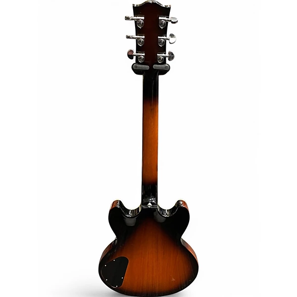 Gibson Used 2014 Gibson Memphis Midtown Custom Vintage Sunburst Hollow Body Electric Guitar.gc