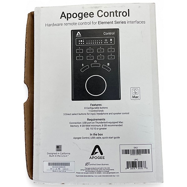 Apogee Used Apogee Control.gc