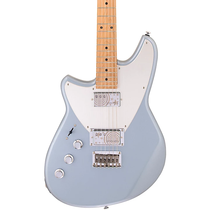 Reverend Billy Corgan Signature Z One Left Handed Electric Guitar Metallic Silver Freeze