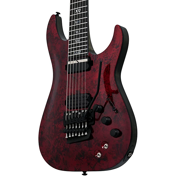 C 7 FR S Apocalypse 7 String Electric Guitar Red Reign