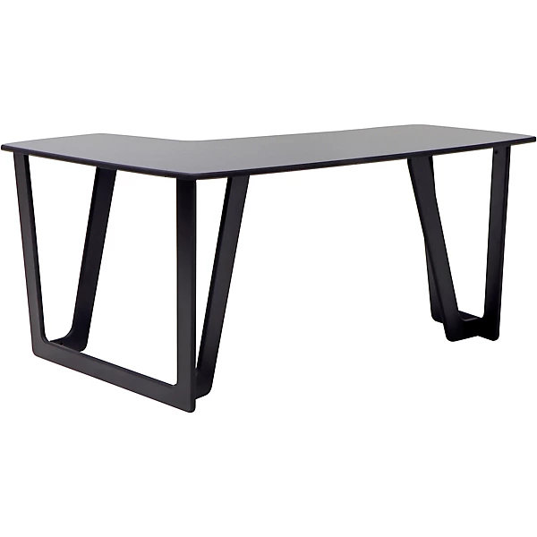 Argosy AIRE Artist Workstation Desktop Angled to Left no racks Hautelink Desktop Black Legs Level 1 Right M12817004000002.gc