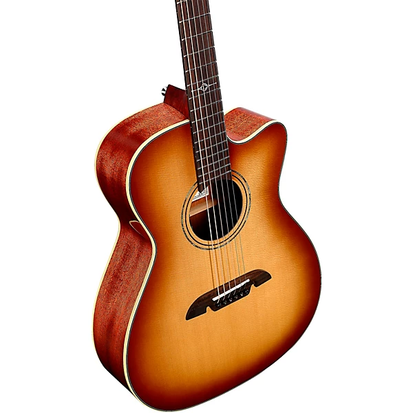 MF60CE Folk OM Acoustic Electric Guitar Shadow Burst