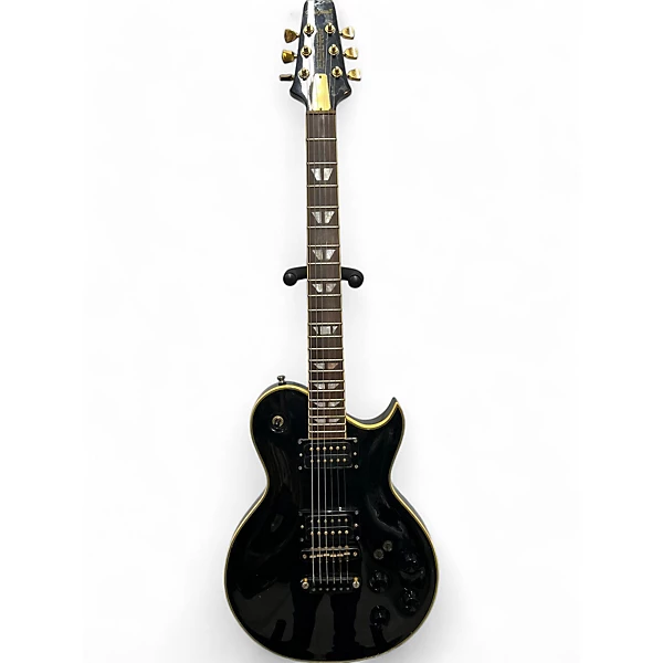 Aria PRO II BLACK AND GOLD Solid Body Electric Guitar.gc