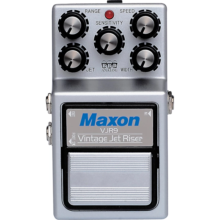 Open Box Maxon VJR9 Vintage Jet Riser Flanger Guitar Effects Pedal Level 1