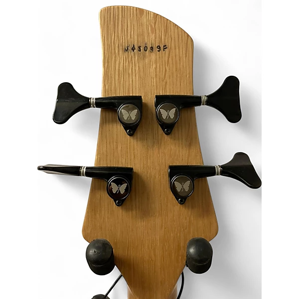 Fodera Used 2020s Fodera FRETLESS MONARCH 4 STRING CLEAR SATIN Electric Bass Guitar