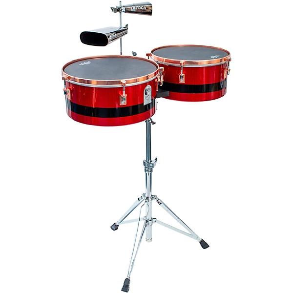 Eric Velez Signature Series Timbales Rojo Arandano Glitter