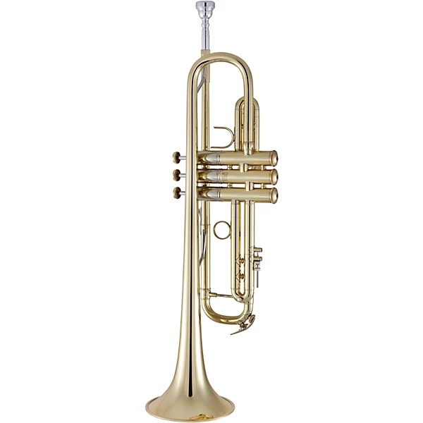 190 Stradivarius 37 Bell Medium Plus Bore Series Unlacquered Professional Bb Trumpet Unlacquered