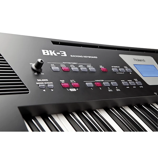 BK 3 Backing Keyboard Black