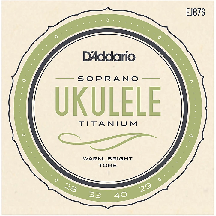 EJ87S Titanium Soprano Ukulele Strings