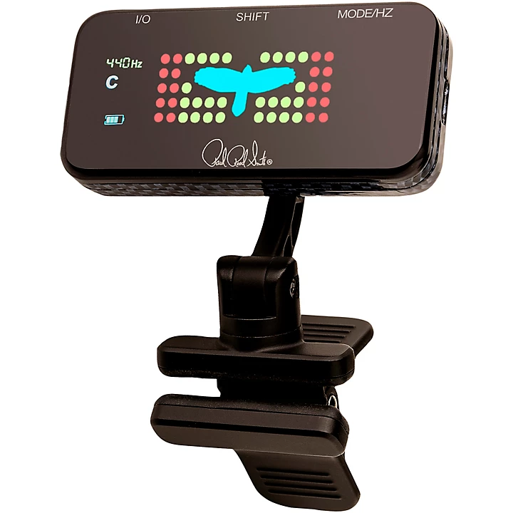 USB Rechargeable Clip On Tuner Black