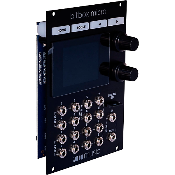 Bitbox Micro Eurorack Compact Sampler with Touchscreen Black