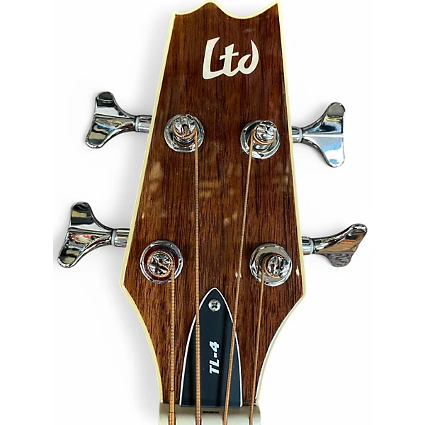 Used ESP LTD TL4 Natural Electric Bass Guitar