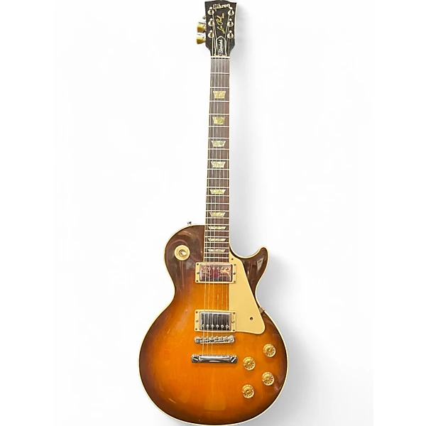 Vintage 1989 Gibson Les Paul Standard Tobacco Sunburst Solid Body Electric Guitar