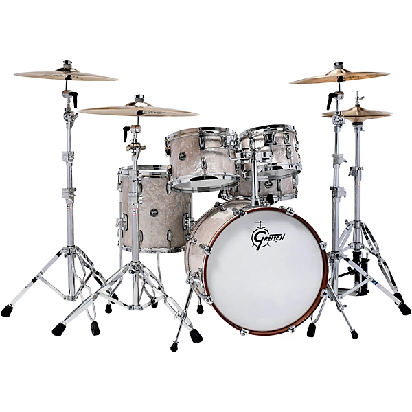 Gretsch Drums Renown 5 Piece Shell Pack with 20 Bass Drum Level 1 Vintage Pearl L44168004007000.gc