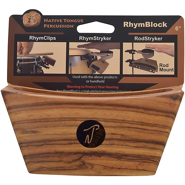 RhymBlock Zebrawood 6 in