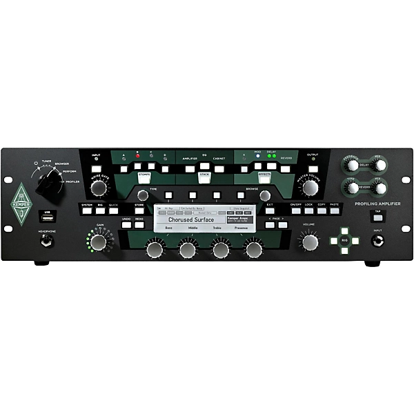 Kemper Profiler PowerRack 600W Class D Profiling Guitar Amp Level 2 Black