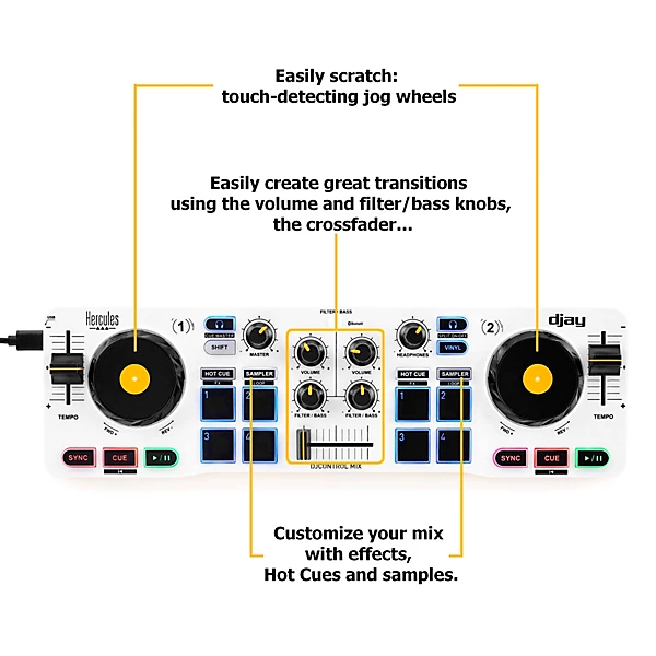 DJControl Mix DJ Controller for Smart Phone
