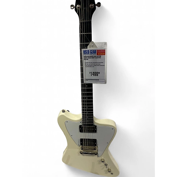 In Store Used Used BALAGUER GAIA Alpine White Solid Body Electric Guitar.gc