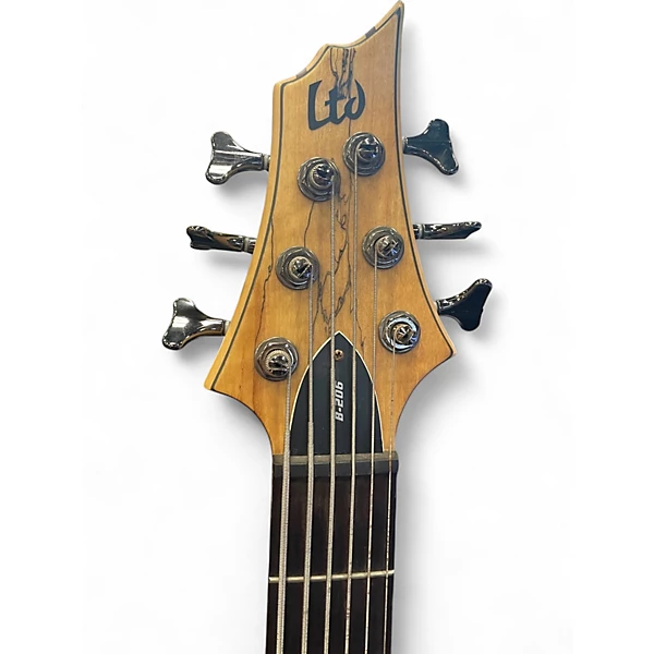 Used ESP LTD B 206SM Spalted Maple Electric Bass Guitar