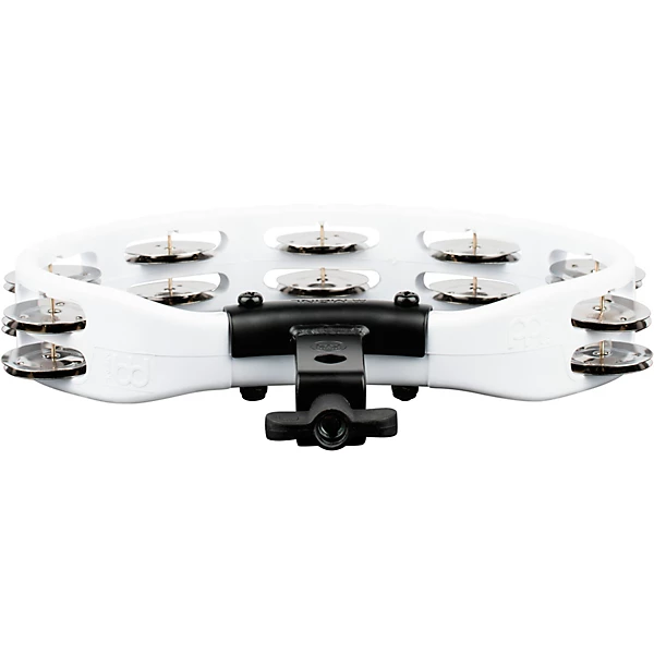 Headliner Series Mountable Molded ABS Tambourine White