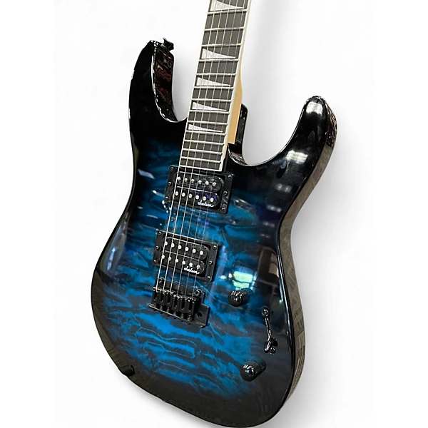 Used Jackson JS20 DINKY Blue Burst Solid Body Electric Guitar