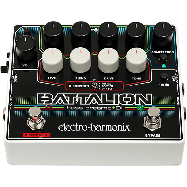 Electro Harmonix Battalion Bass Preamp and DI Pedal