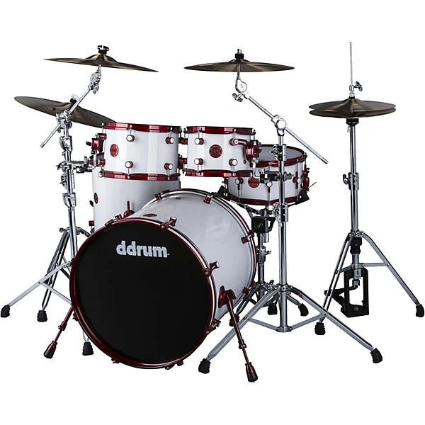 ddrum Reflex White with Red Shell Hardware Level 1 White Red L42830004002000.gc
