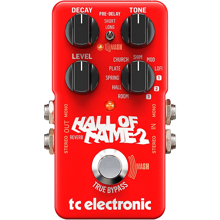 TC Electronic Hall of Fame 2 Reverb Effects Pedal