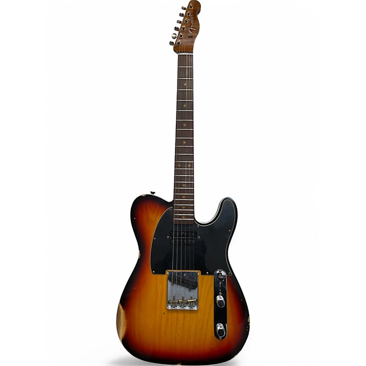 Fender Used 2023 Fender CUSTOM SHOP LTD HS TELE CUSTOM 3 Color Sunburst Solid Body Electric Guitar.gc