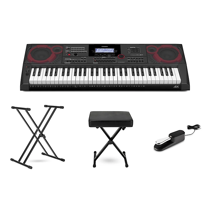CT X5000 61 Key Portable Keyboard Essentilas Bundle