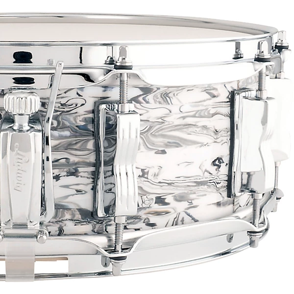 Ludwig Classic Maple Snare Drum   White Abalone 14 x 5 in.