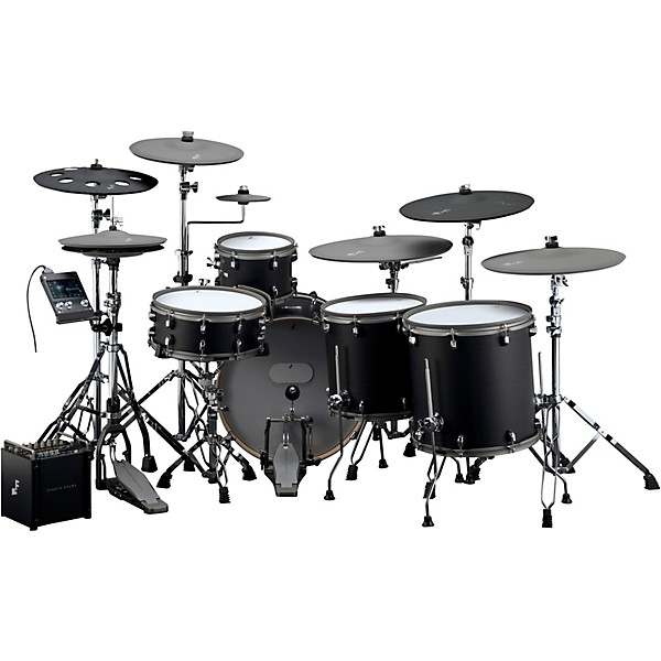 PRO 703X Special Electronic Drum Kit Black Oak Wrap