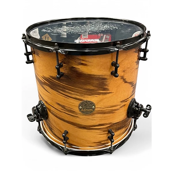 ddrum Used ddrum 5 Piece Dios Series Zebrawood Drum Kit.gc