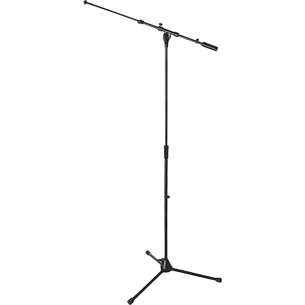 MS9701TB Heavy Duty Tele Boom Mic Stand Black