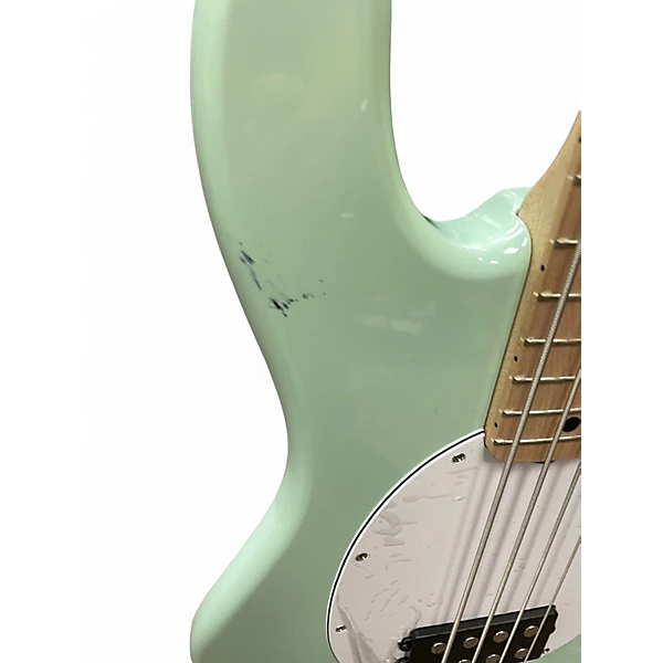 Sterling by Music Man Used Sterling by Music Man Sub 4 Mint Green Electric Bass Guitar