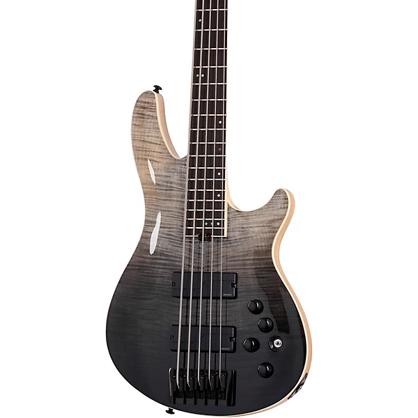 Schecter Guitar Research SLS Elite 5 5 String Electric Bass Black Fade Burst