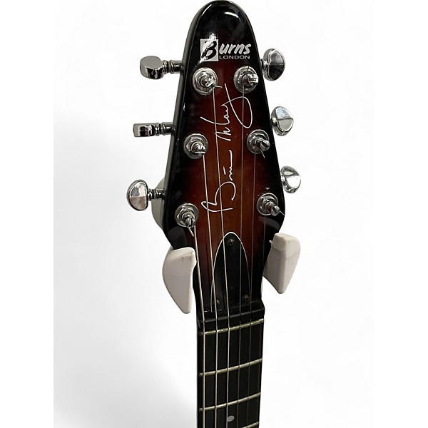 Used Burns Brian May Tobacco Sunburst Solid Body Electric Guitar
